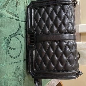 Rebecca Minkoff. Overlap quilted flap crossbody.